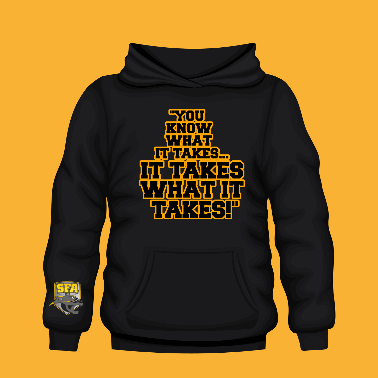 "It takes what it takes!"